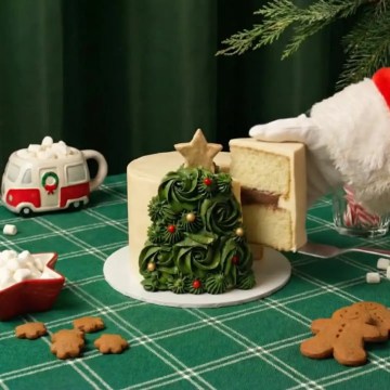 pastel-pino-de-navidad-3d-estrella