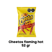Cheetos flaming hot 52 gr