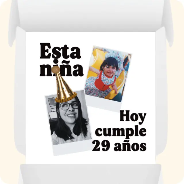 Esta niña hoy cumple años