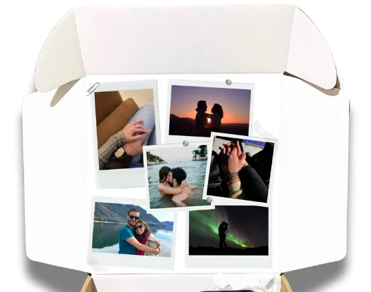 Hasta 6 fotos tipo polaroid