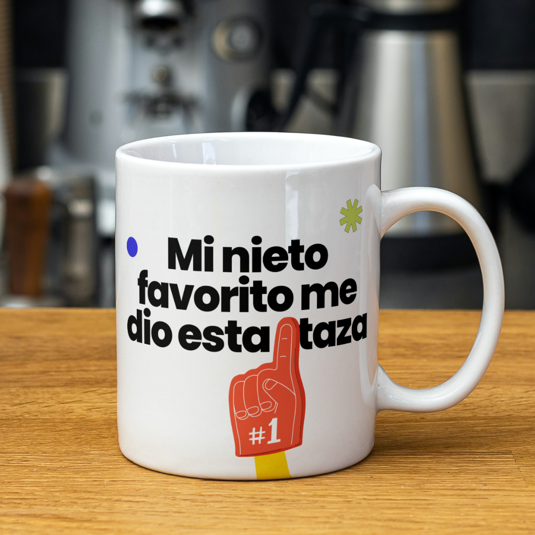 Mi nieto favorito me dio esta taza