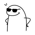 Monito cool con lentes