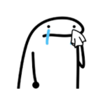 Monito llorando con paño