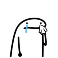Monito llorando con paño