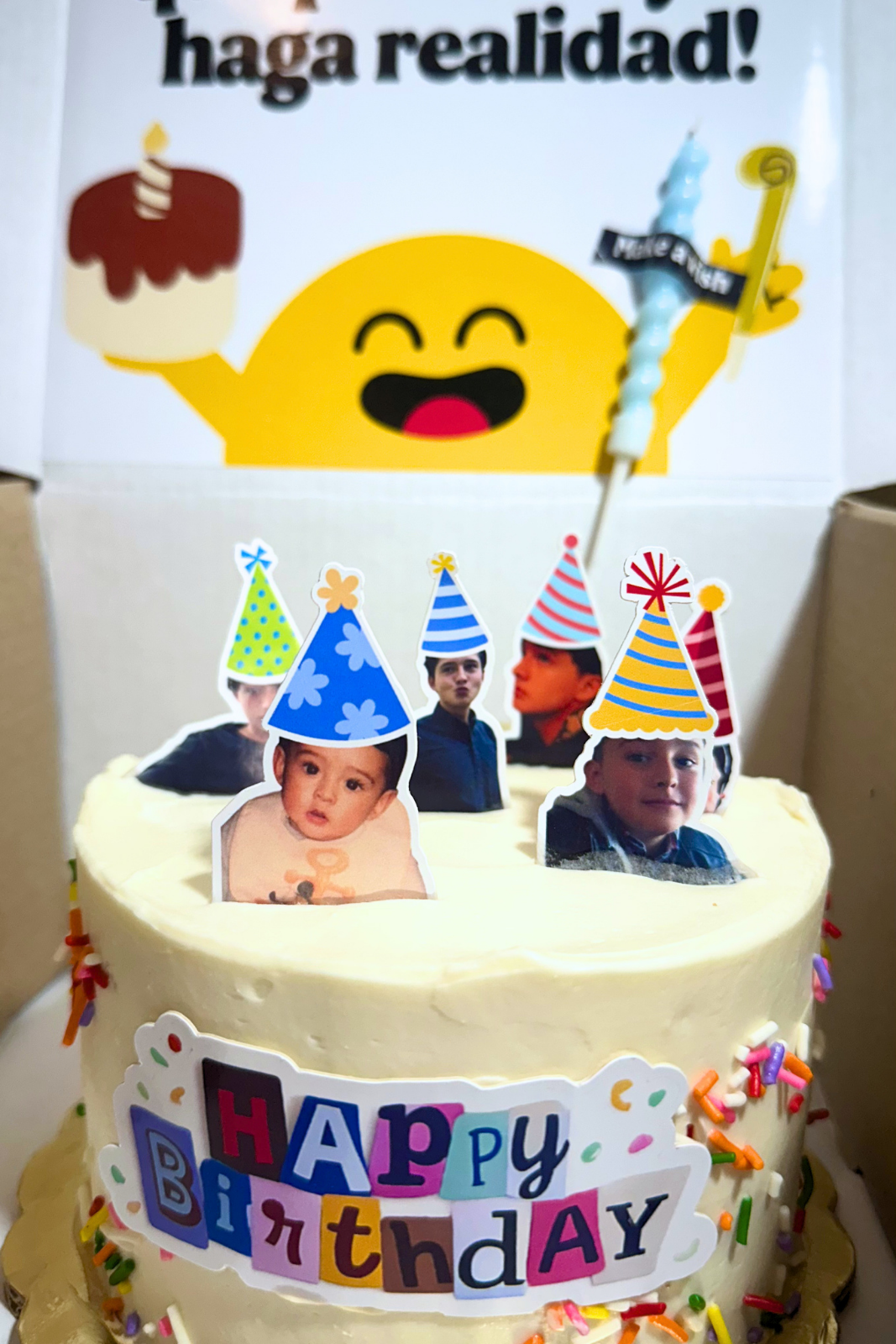Un pastel personalizado con fotos: listo para sorprender 1 Un pastel personalizado con fotos: listo para sorprender 1