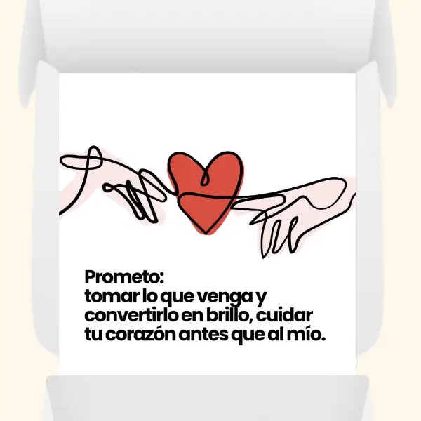 Prometo tomar lo que venga y convertirlo