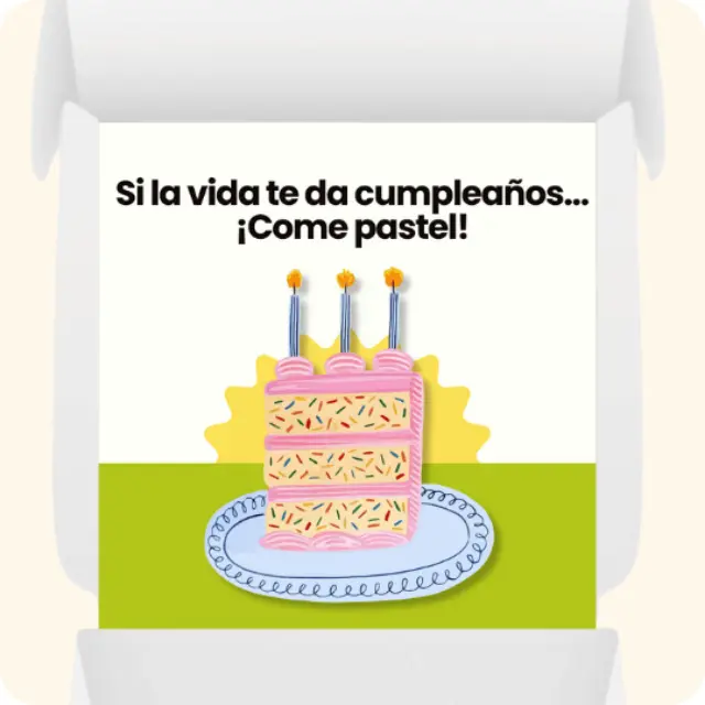 Si la vida te da cumpleaños... ¡Come pastel!