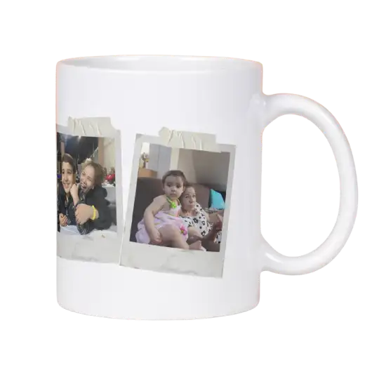 Taza Galería Fotos Estilo Polaroid