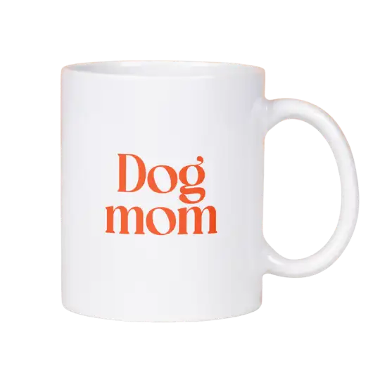 Taza Minimalista Dog Mom