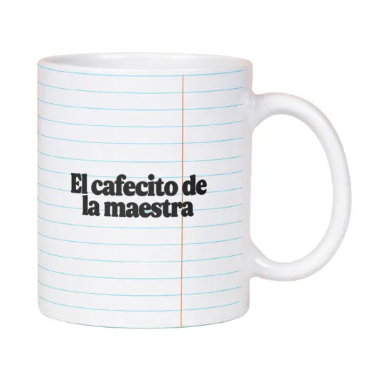 Taza el cafecito de la maestra