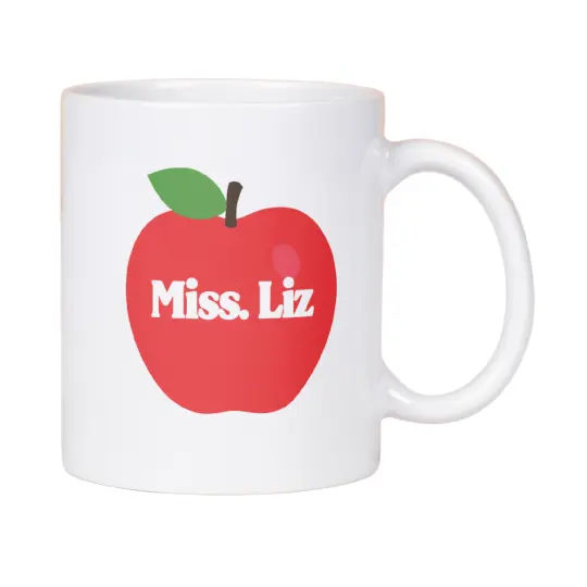Taza manzana con nombre