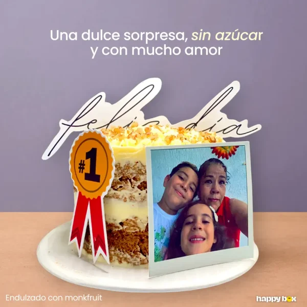 Pastel para abuelos personalizado