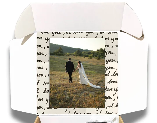 i love you, i love you con una foto grande