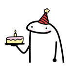 monito con gorrito y pastelito